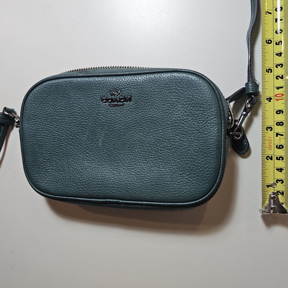 Coach Small Crossbody Bag in Dark Teal - Picture 9 of 9